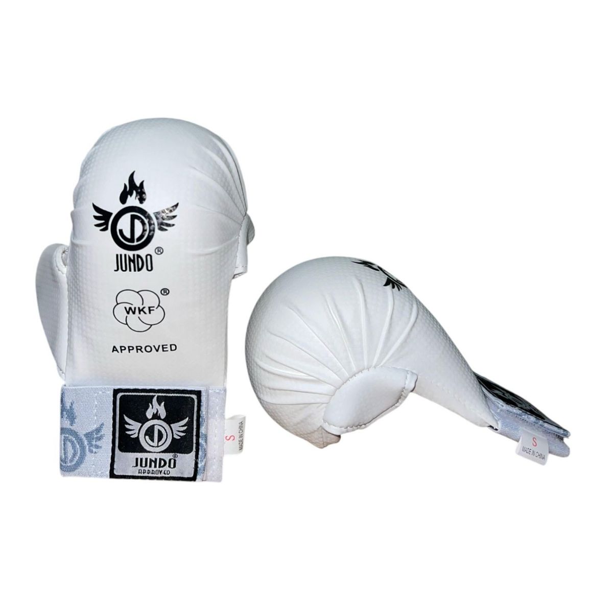 GENERICO - Guantes de Karate WKF Jundo - BlancoTalla M