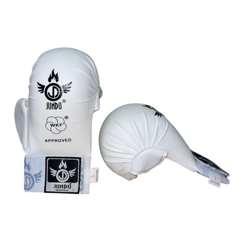 GENERICO - Guantes de Karate WKF Jundo - BlancoTalla L