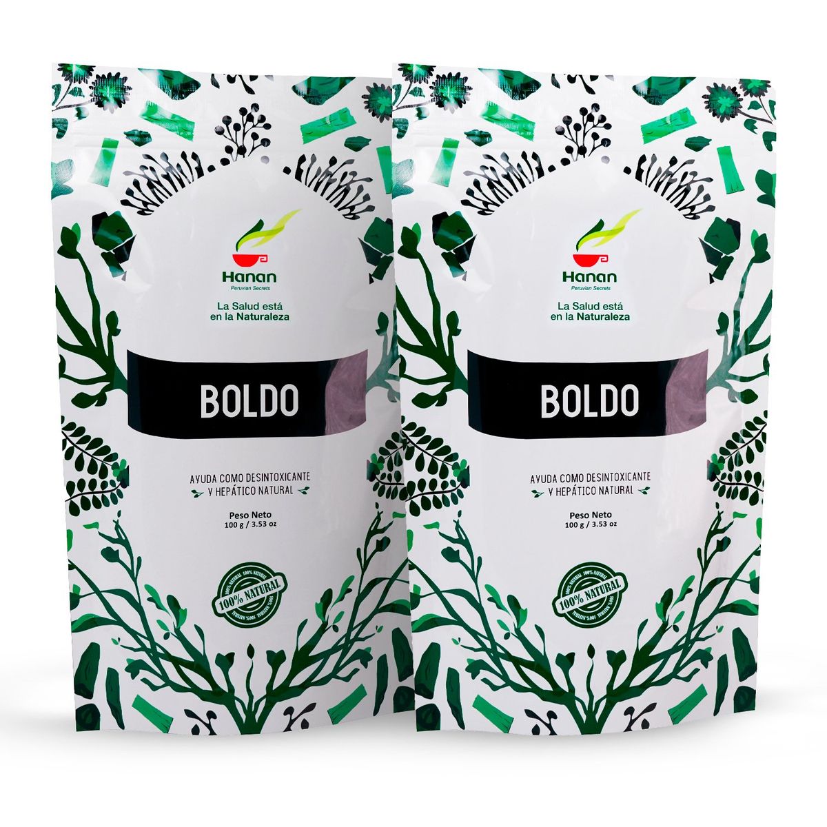 HANAN PERUVIAN SECRETS - Boldo Infusión Hanan Duopack 100 gr