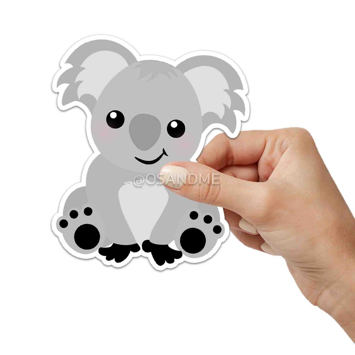 GENERICO - Decoración Infantil Koalas y ramas Vinil Premium Grande Larga Duración