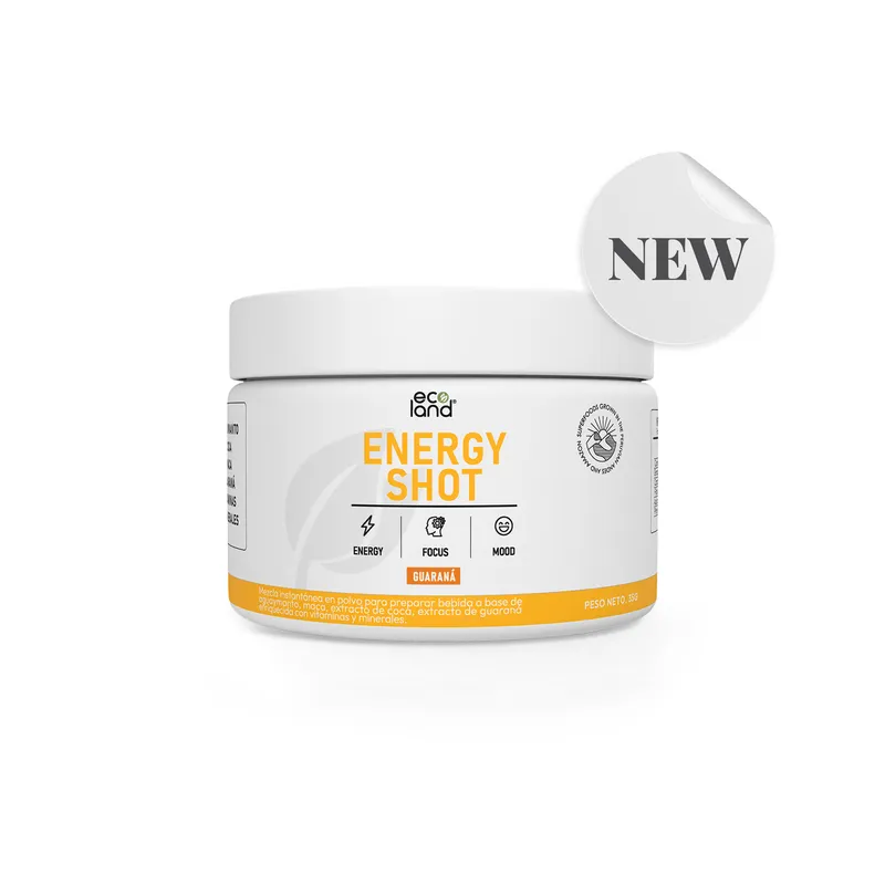 ECOLAND - ENERGY SHOT- ENERGIZANTE NATURAL- POMO 35G GUARANÁ