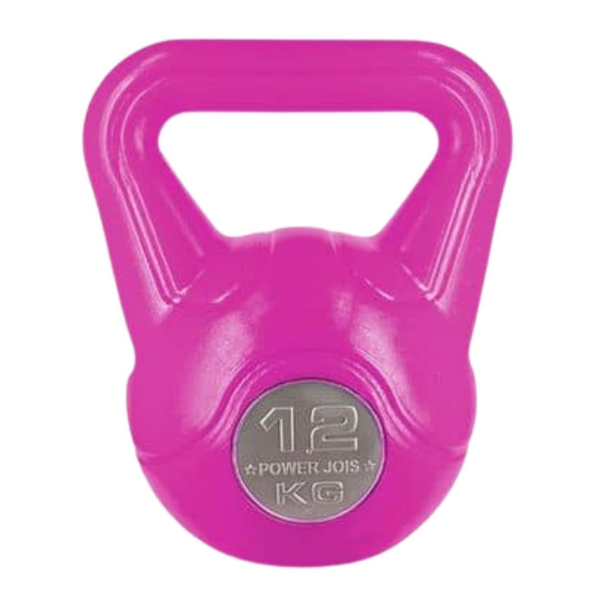 GENERICO - Pesa Rusa o Kettlebell Deporte -12 kg pvc Color Fucsia