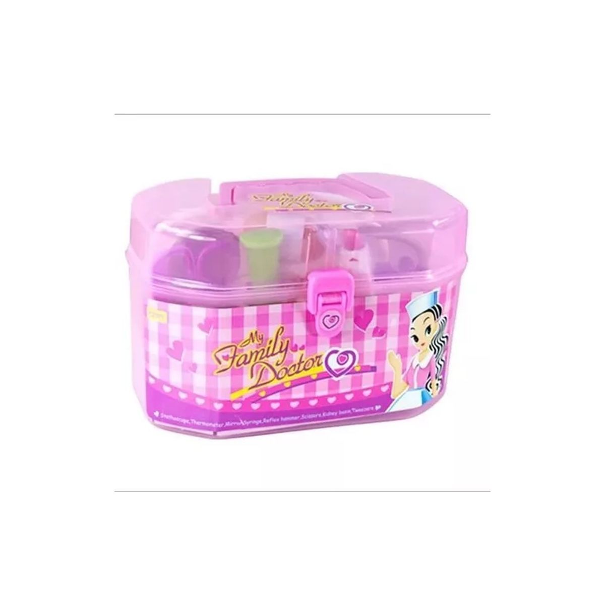 GENERICO - Juguete Set de Doctor Lonchera 9901B Rosado