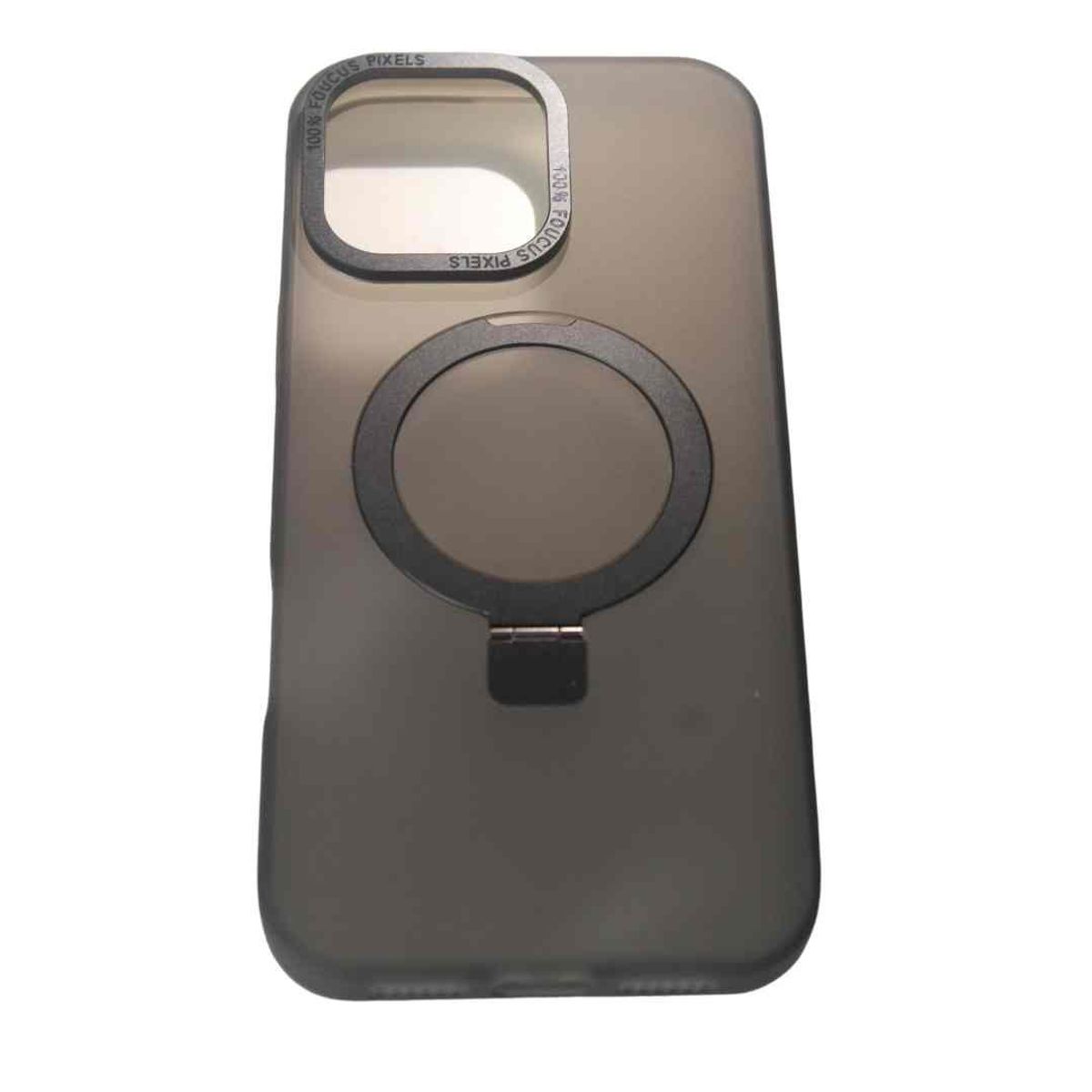 GENERICO - Funda Case Magsafe Mate con popsocket Para iPhone 16 - Negro