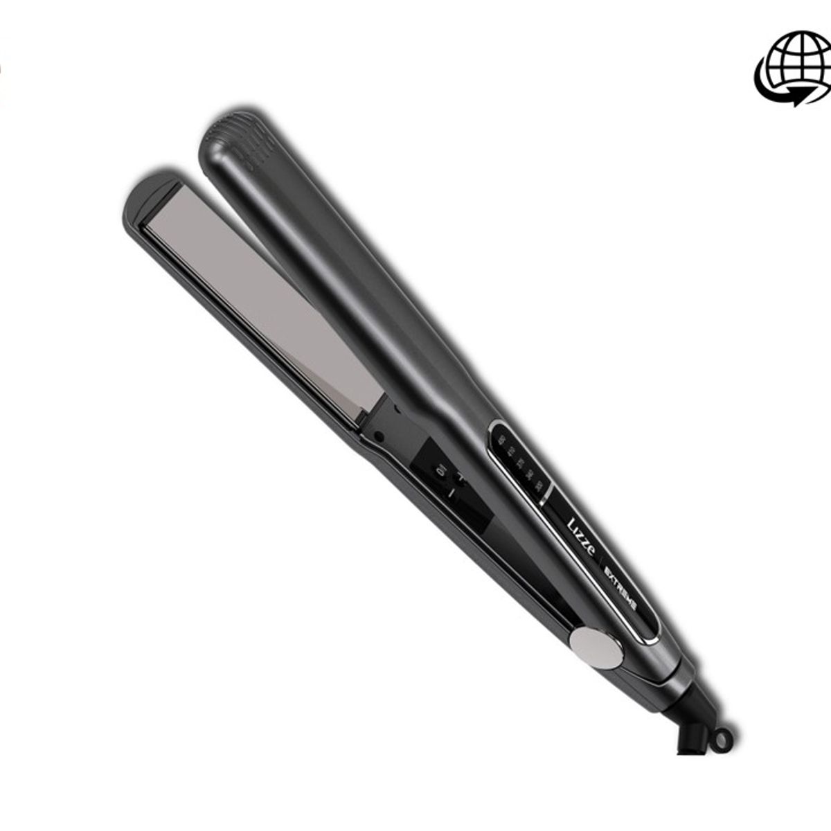 LIZZE - LIZZE PACK PROFESIONAL PLANCHA EXTREME + CEPILLO ESQUELETO DORADO