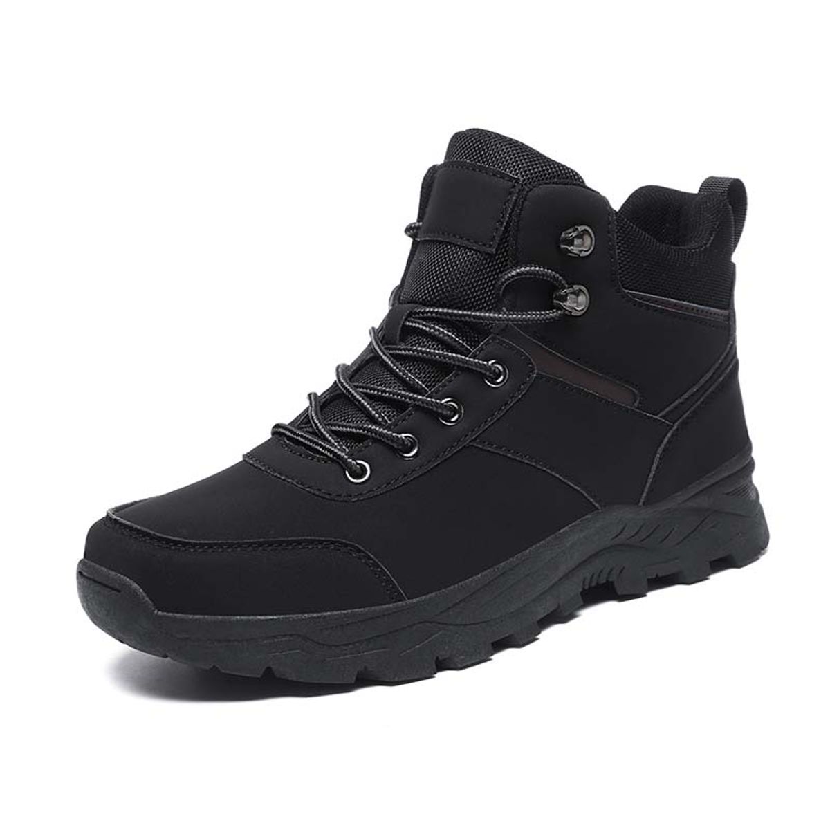 SHANDIAN - Zapatillas de Trekking para hombres Negro