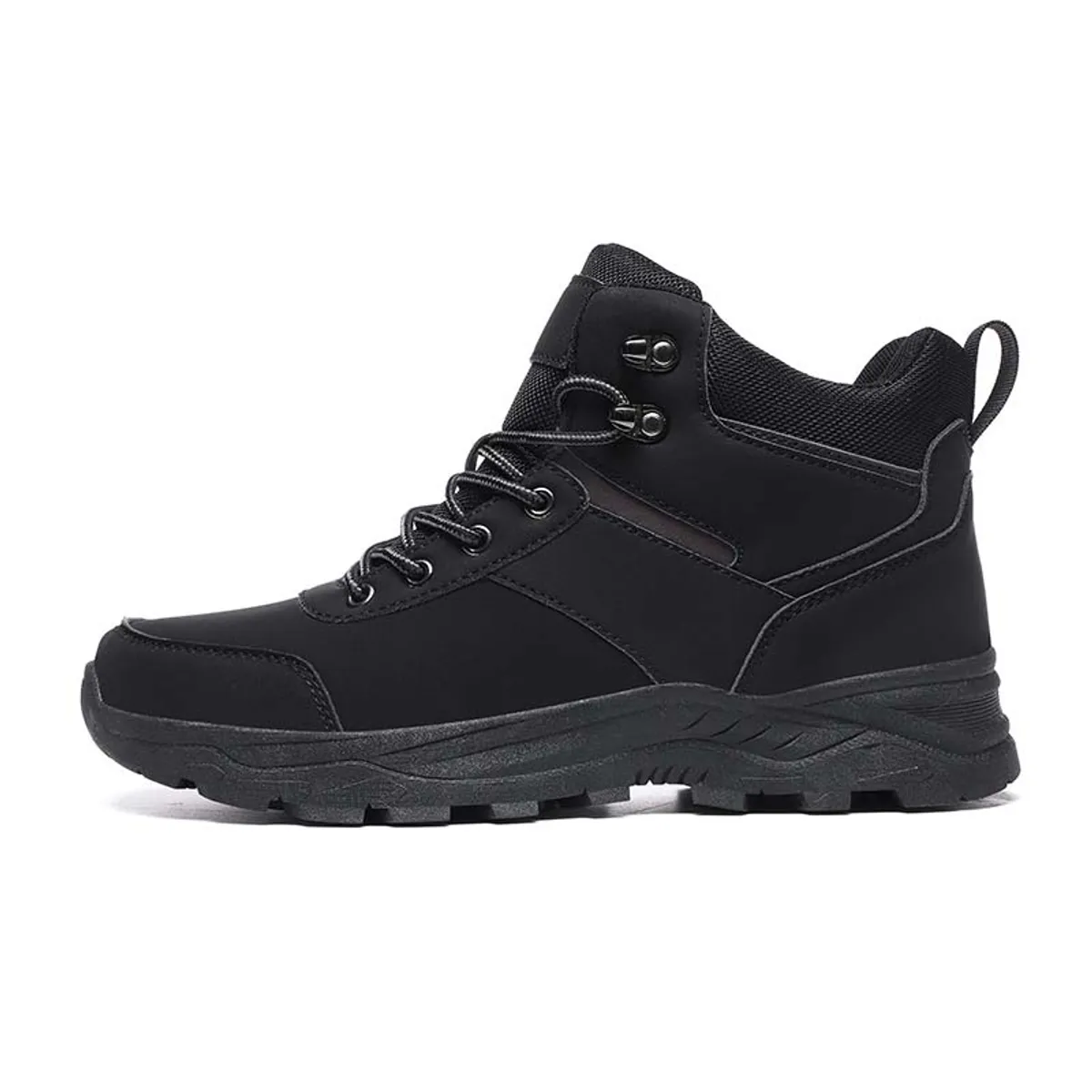 SHANDIAN - Zapatillas de Trekking para hombres Negro