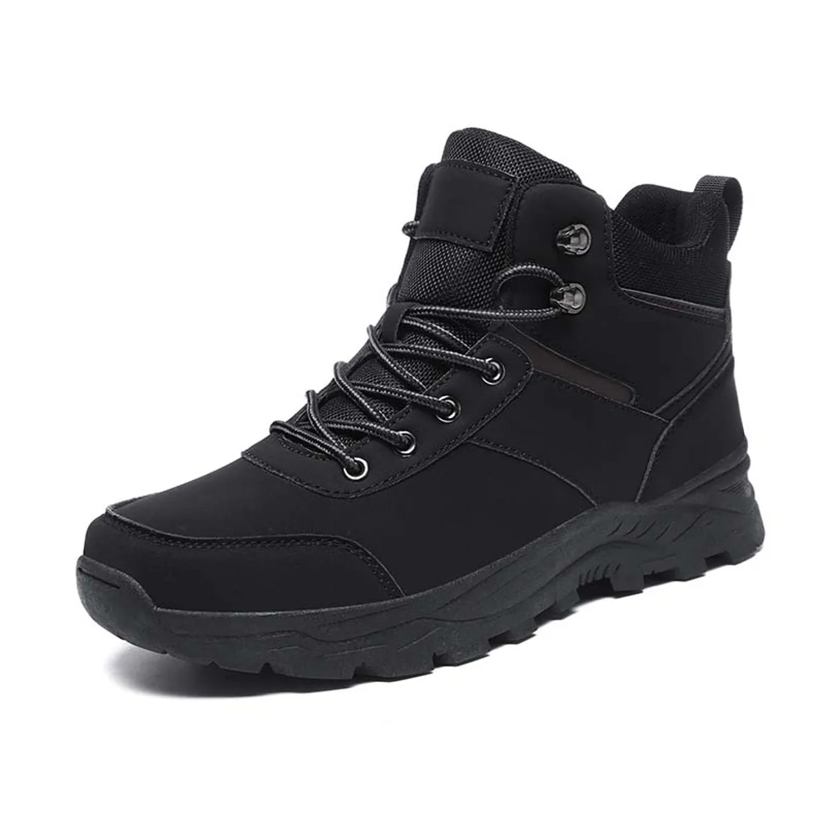 SHANDIAN - Zapatillas de Trekking para hombres Negro