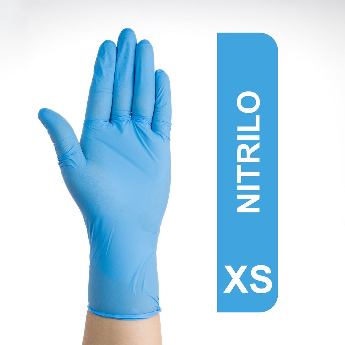 GENERICO - Guantes De Nitrilo Celestes Talla XS Caja 100 UND