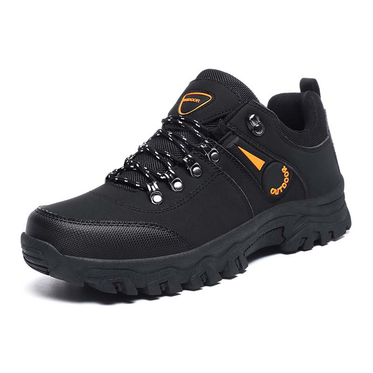 SHANDIAN - Zapatillas de Trekking para hombres Negro