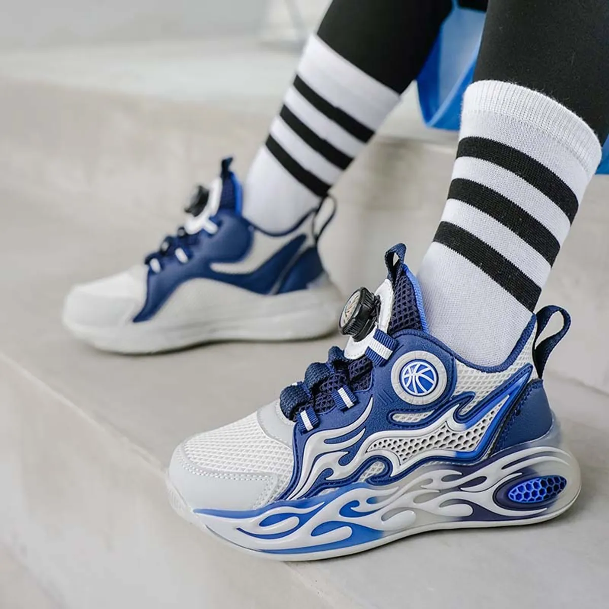 SHANDIAN - Zapatillas de Boa gore deportiva ni?os y ni?as