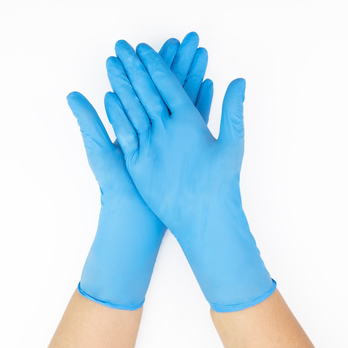 GENERICO - Guantes De Nitrilo Celestes Talla S Caja 100 UND