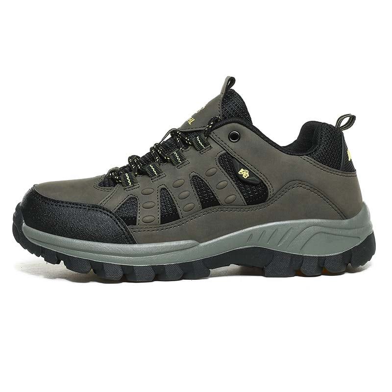 SHANDIAN - Zapatillas de Trekking para hombres Negro