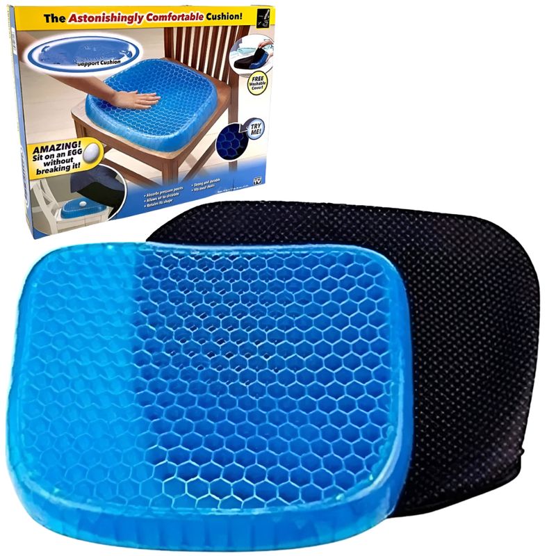 MINARI - Asiento Cojin de Gel Confortable 600gr con Funda CG600