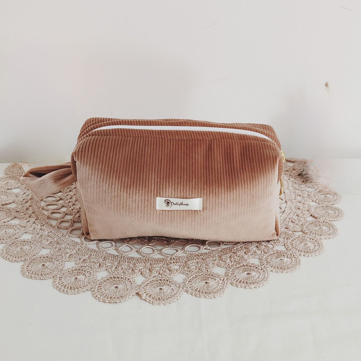 GENERICO - Neceser Porta Cosmético Small 17 cm x 10 cm x 10 cm - Color Topo