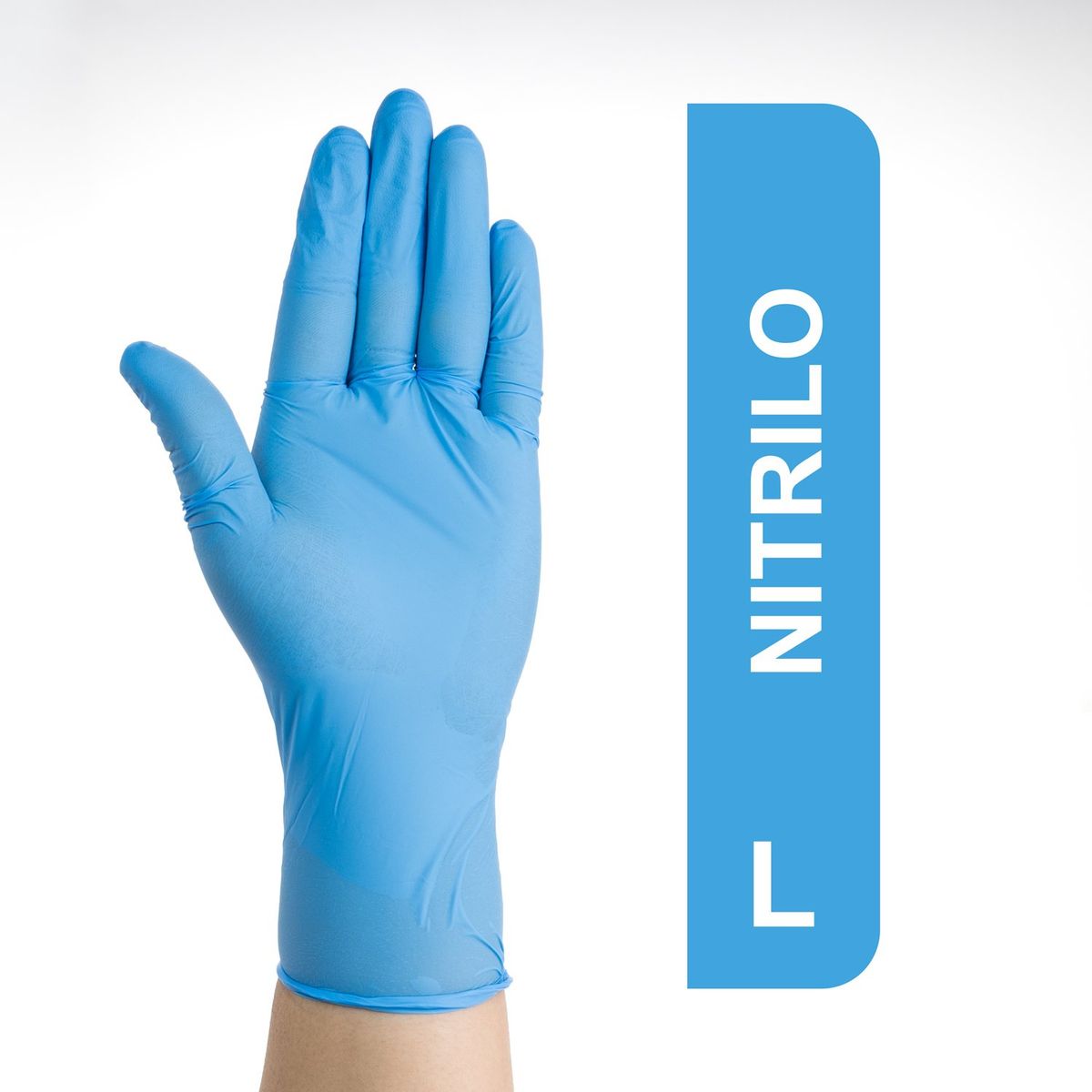 GENERICO - Guantes De Nitrilo Celestes Talla L Caja 100 UND