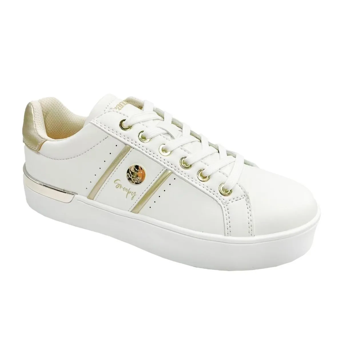 SNOOPY - Zapatillas Mujer Snoopy Blanco