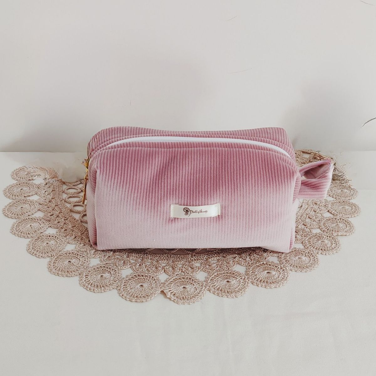 GENERICO - Neceser Porta Cosmético Small 17 cm x 10 cm x 10 cm - Color Palo Rosa