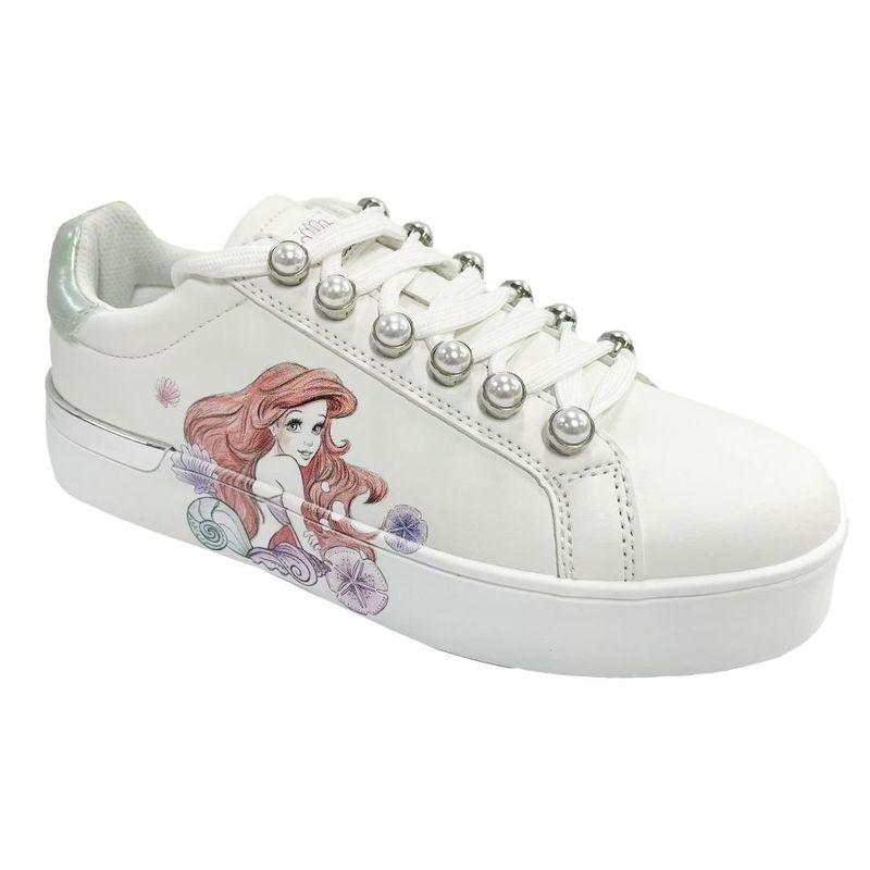 DISNEY - Zapatillas Mujer Ariel La Sirenita Blanco