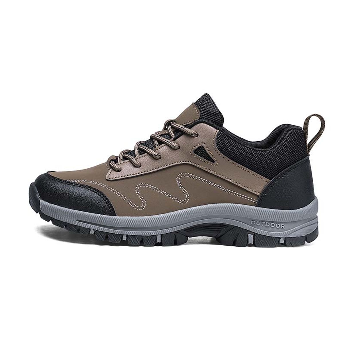 SHANDIAN - Zapatillas de Trekking para hombres Negro
