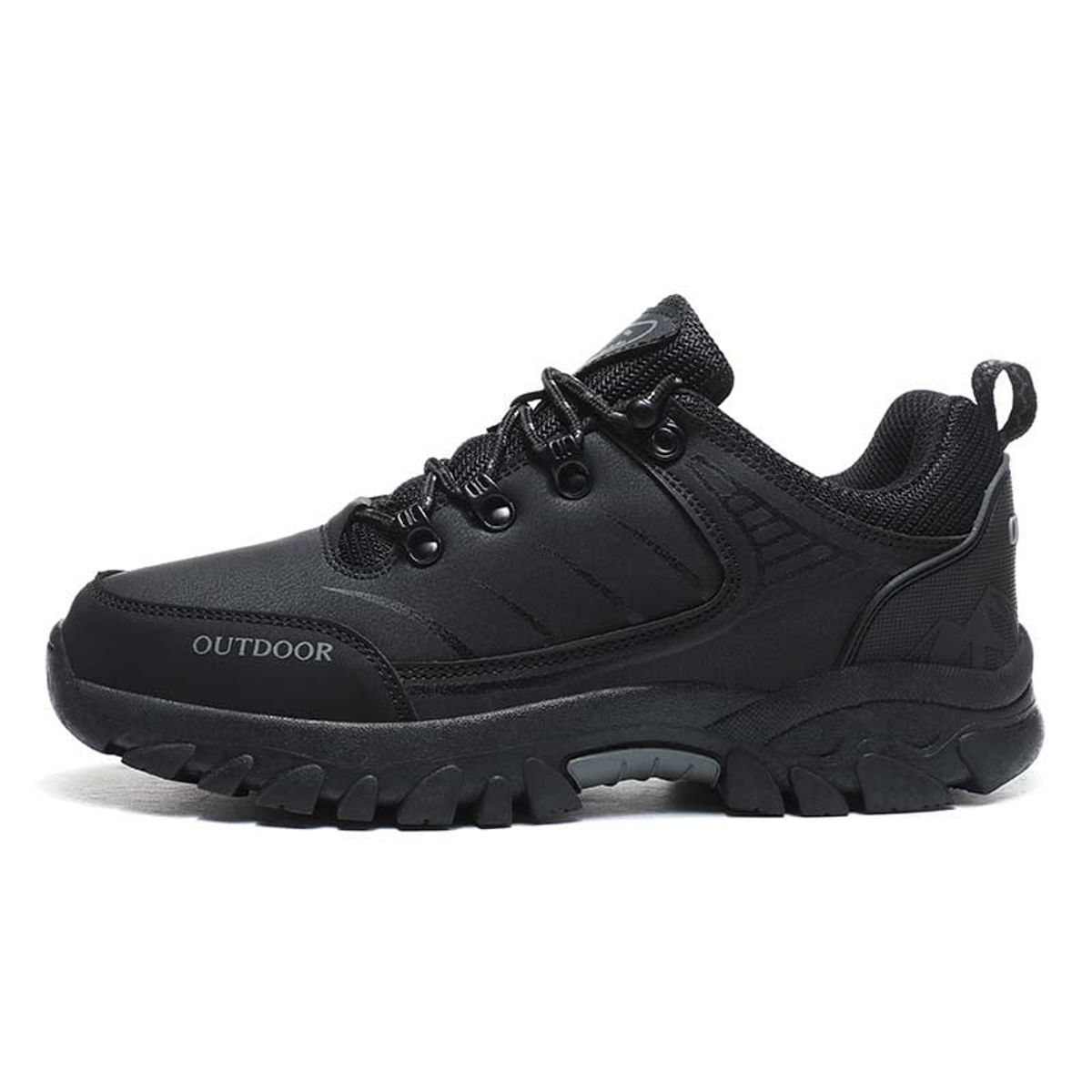 SHANDIAN - Zapatillas de Trekking para hombres Negro