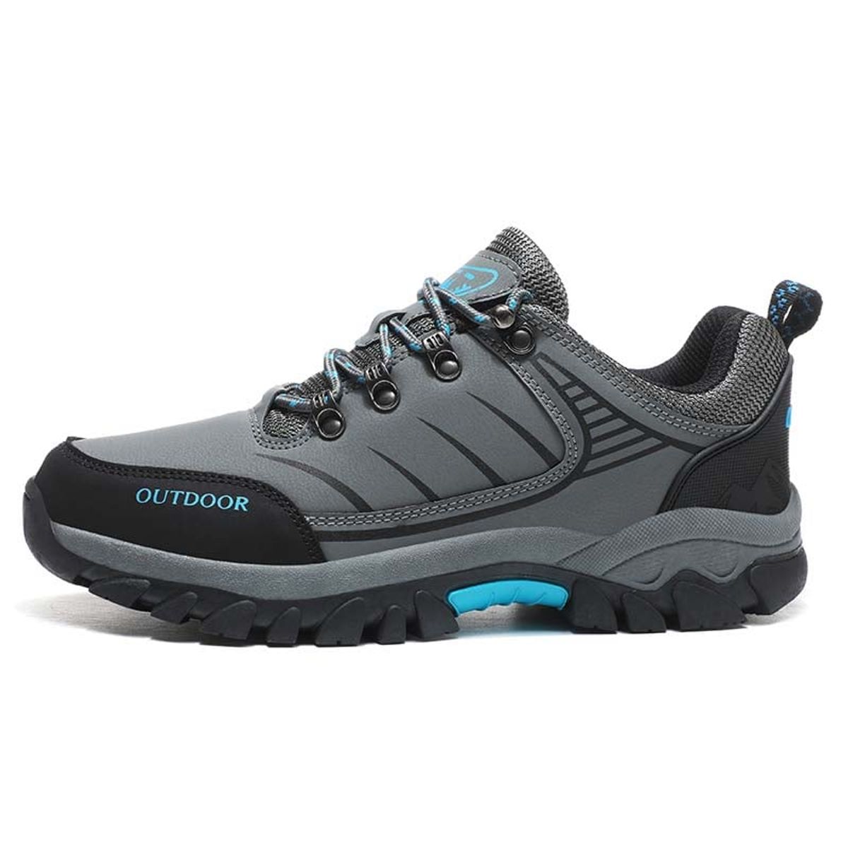 SHANDIAN - Zapatillas de Trekking para hombres Negro