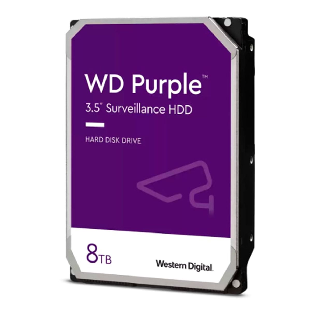 WESTERN DIGITAL - Disco Duro Purple WD 8TB Sata Purpura Para Videovigilancia