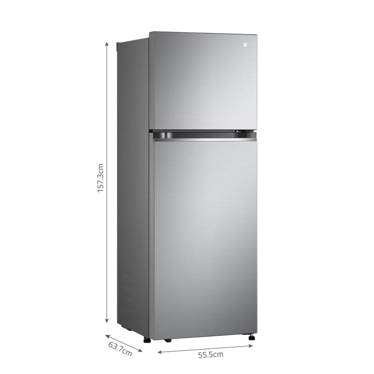 LG - Refrigeradora LG Top Freezer GT24BPP No Frost 241L