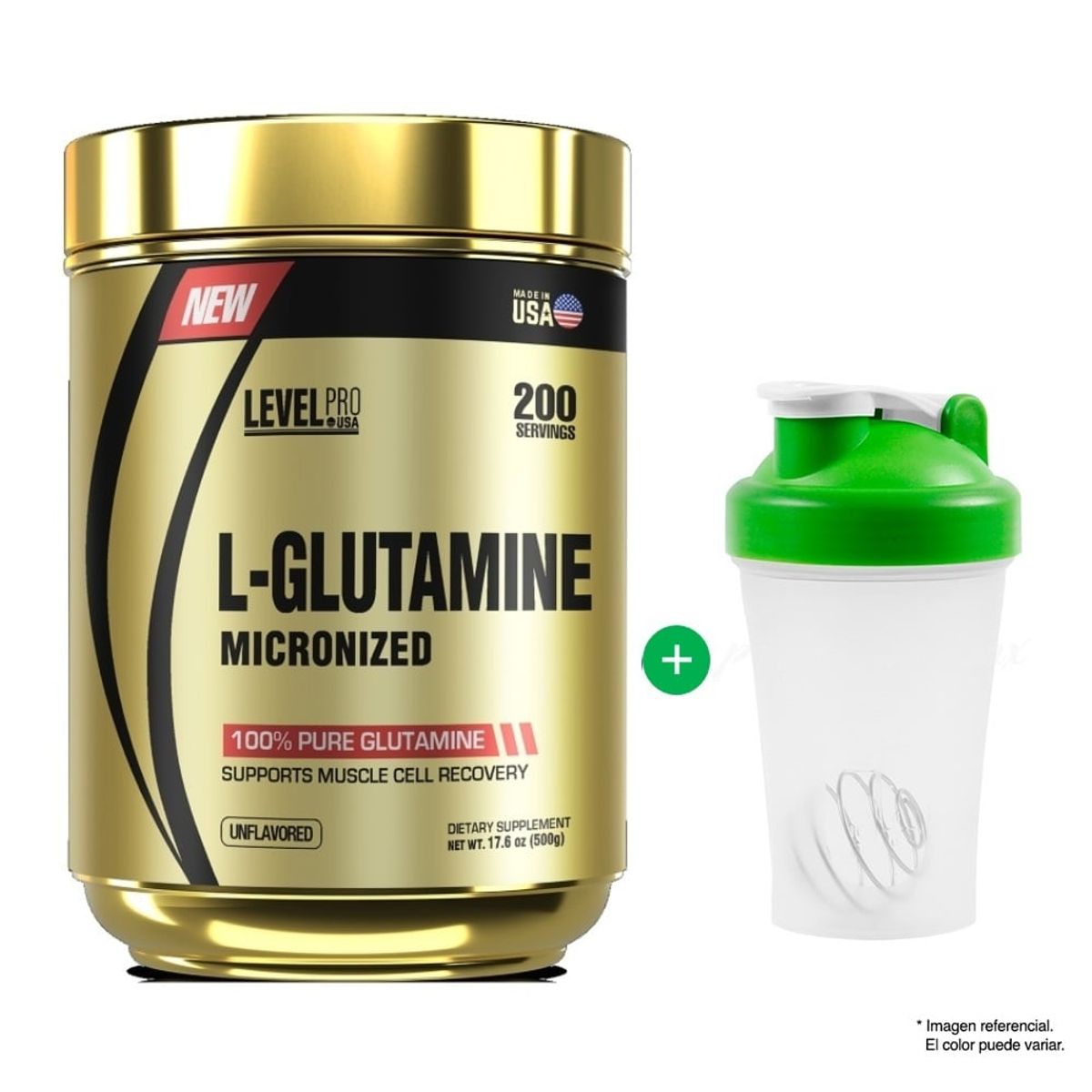 LEVEL PRO - LEVEL PRO GLUTAPURE 500 GRAMOS - 200 SERVICIOS