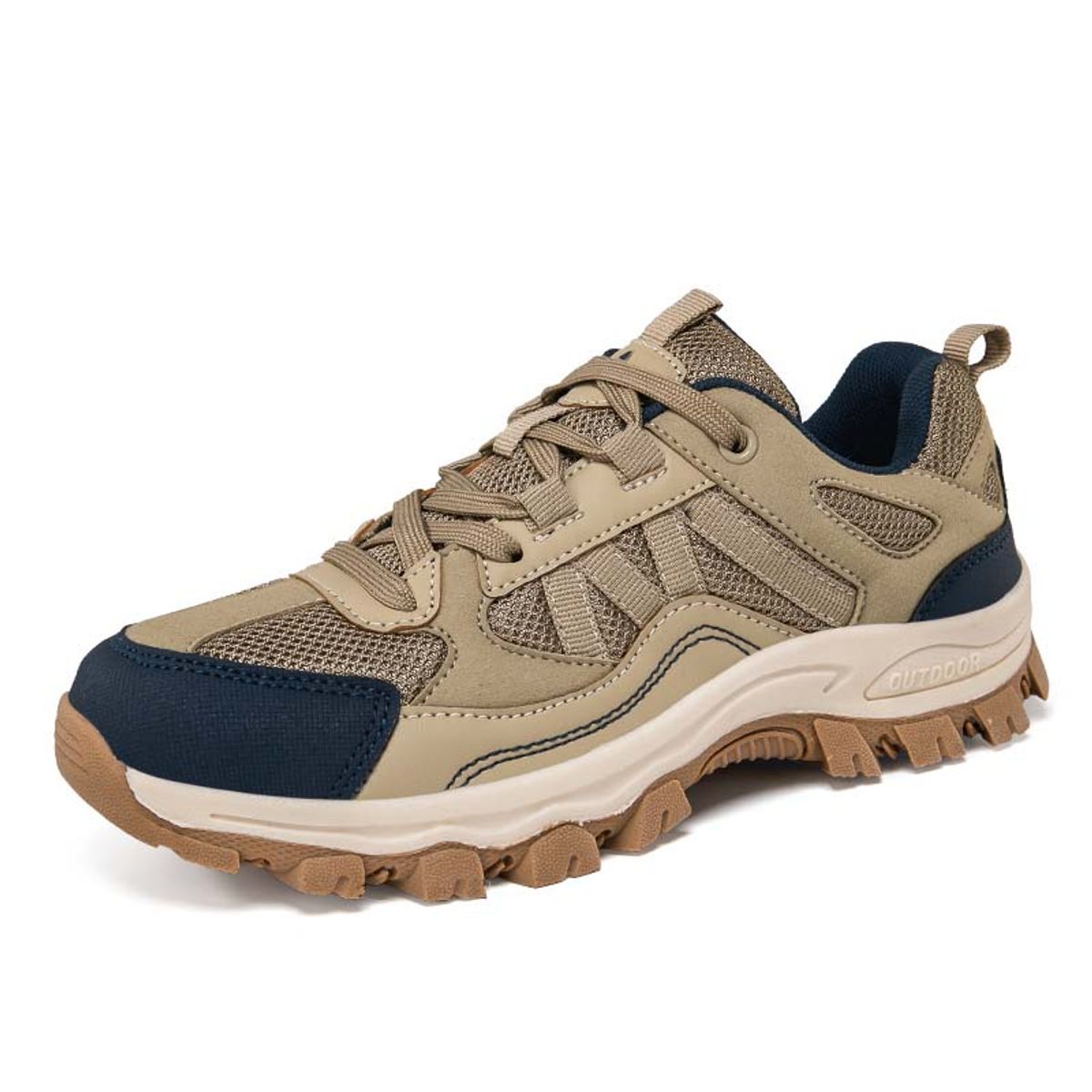 SHANDIAN - Zapatillas de mujer trekking para Beige