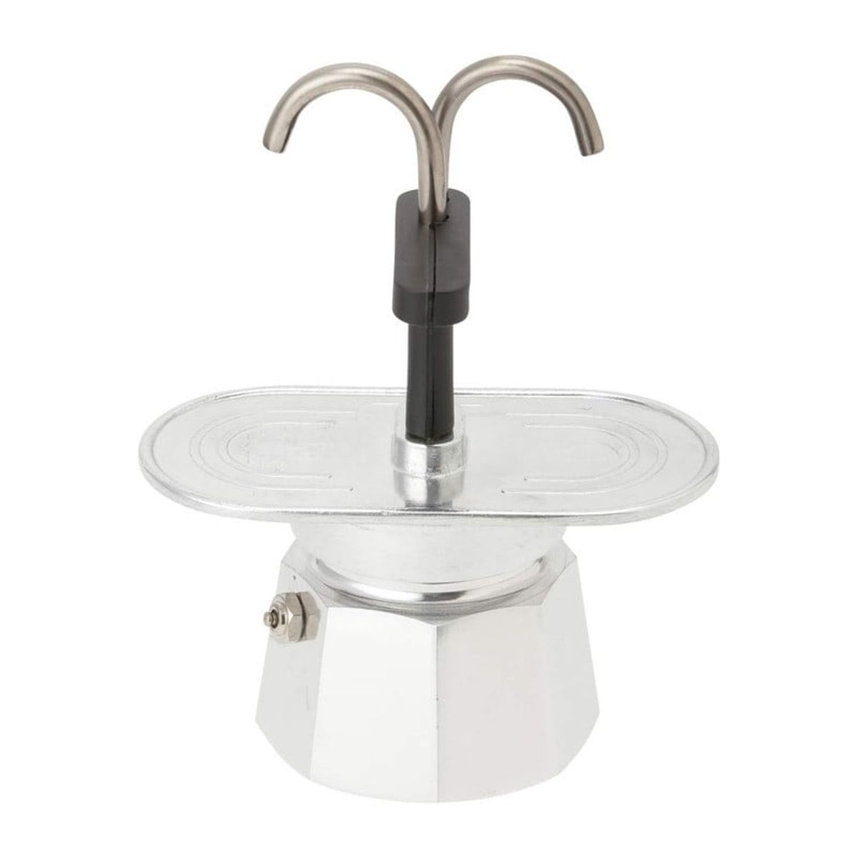 PENTHA - Cafetera Moka 2 Tazas Doble Cabezal 100ml