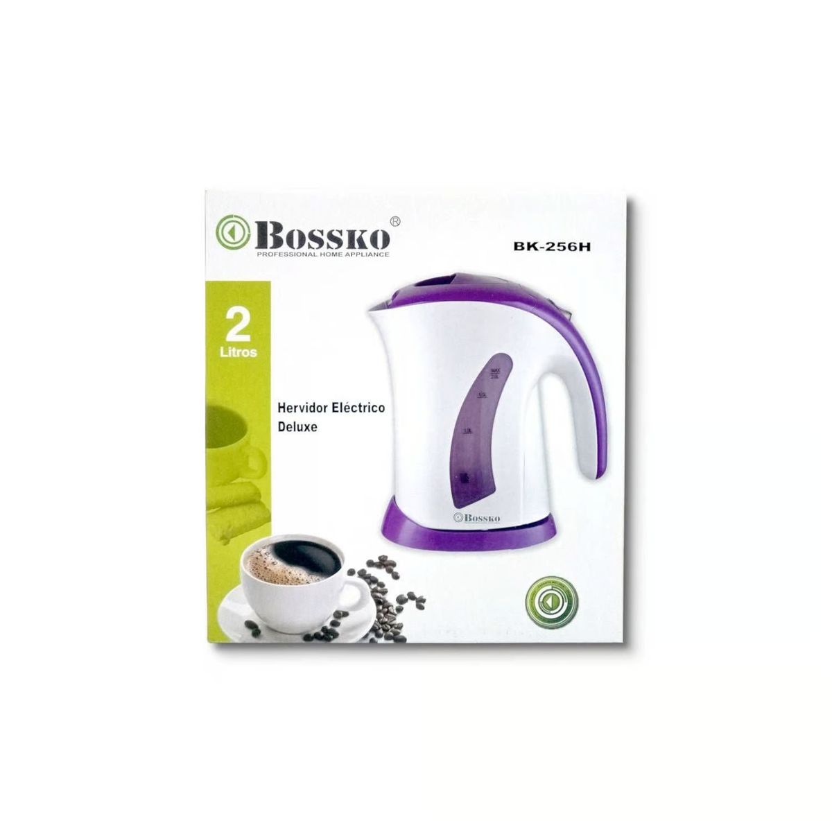 BOSSKO - Hervidor BOSSKO BK-256H 2L 2000W Colores variados