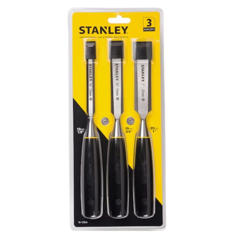 STANLEY - Juego de Formones 3 Piezas Stanley