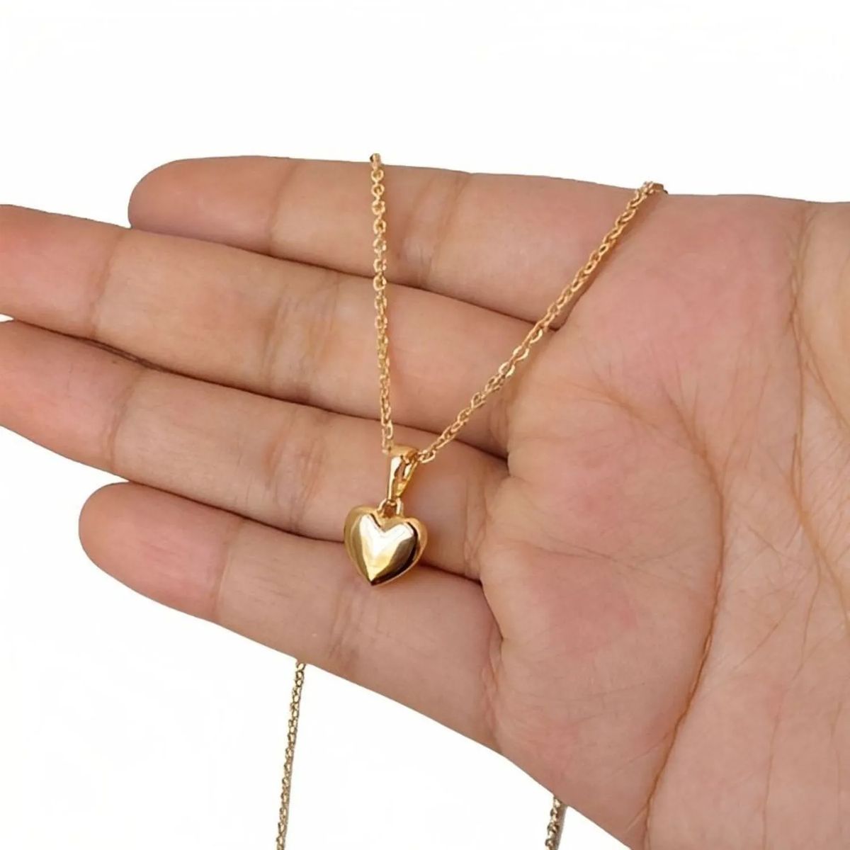 GENERICO - COLLAR CORAZÓN BOMBITA GOLD