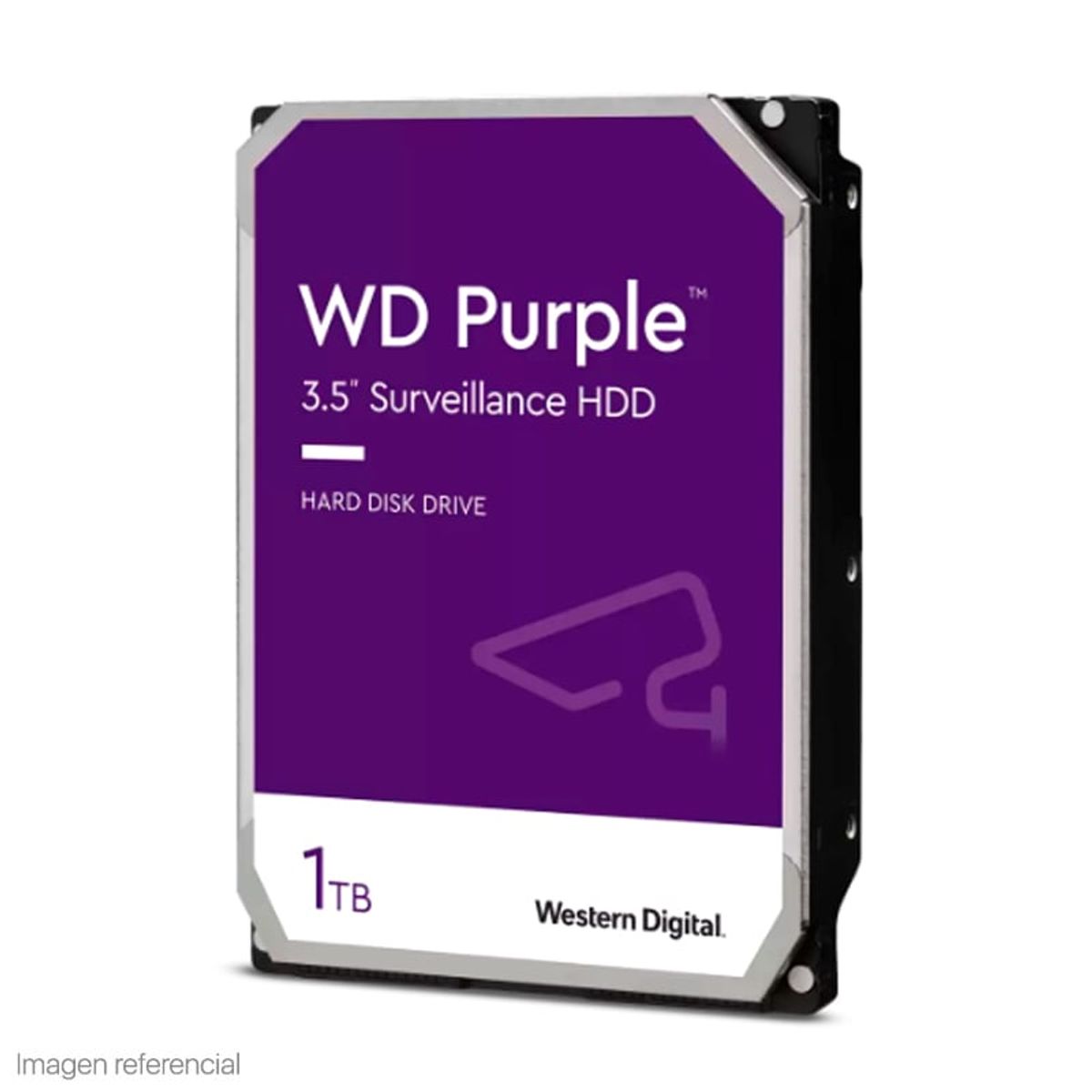 WESTERN DIGITAL - Disco Duro 1TB Purple WD HD Sata Purpura para Video Vigilancia