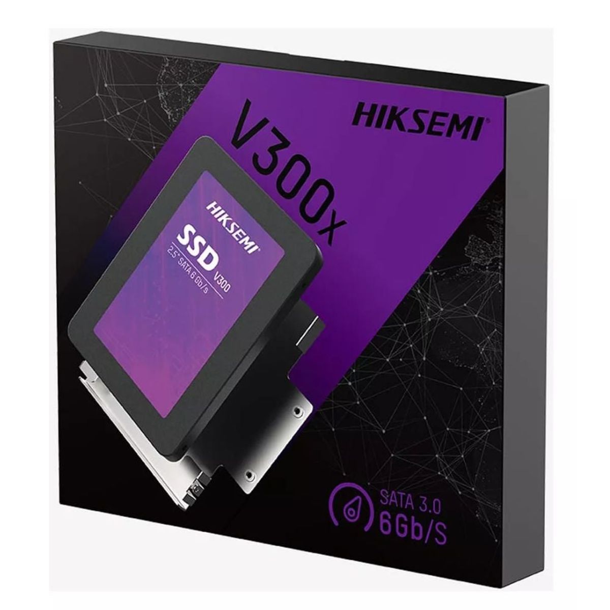 HIKVISION - Disco Duro Solido 1TB CAdaptador Para DVR Pupura HIKSEMI