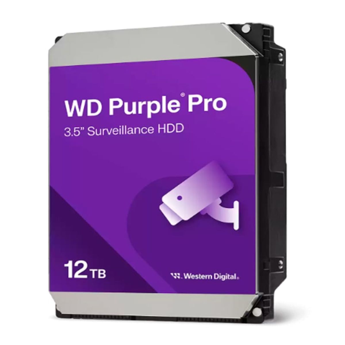 WESTERN DIGITAL - Disco Duro 12TB Purple PRO WD Sata Purpura Para Videovigilancia