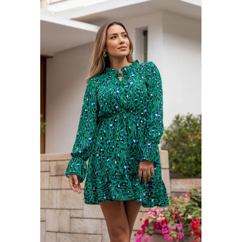 ARMA TU LOOK - VESTIDO BOHO MANGA LARGA DE SEDA ARMA TU LOOK