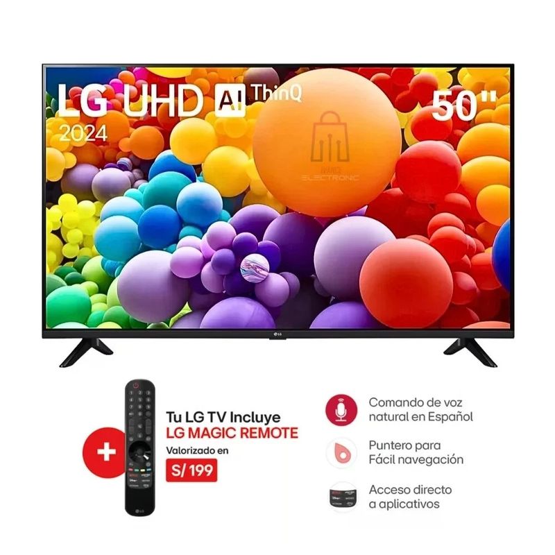 LG - TELEVISOR LG 50 4K SMART TV UHD 50UT7300 + MAGIC