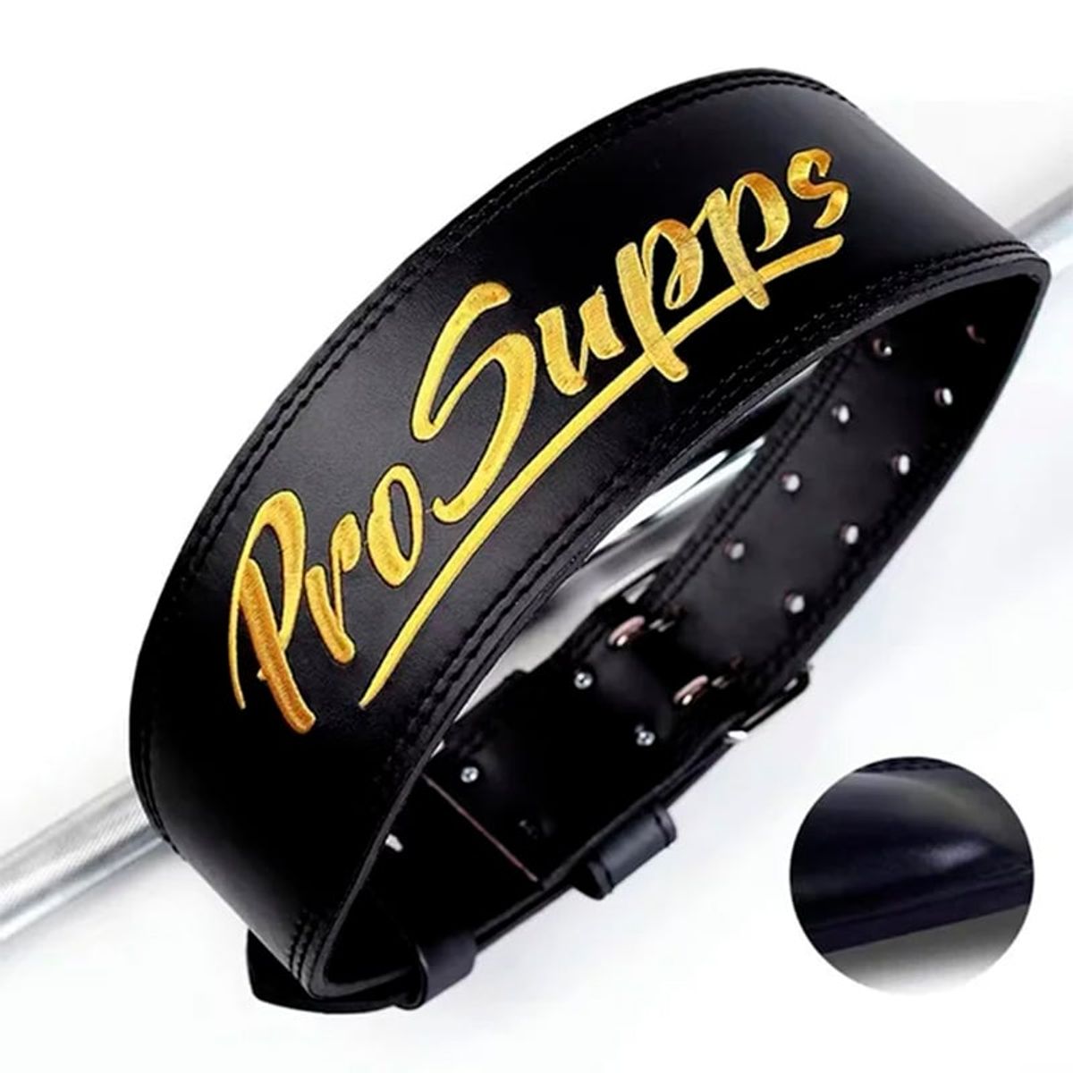 PROSUPPS - Cinturon para levantamiento de pesas protector lumbar