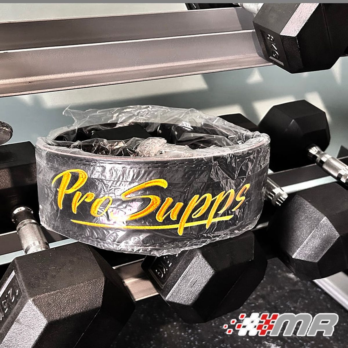 PROSUPPS - Cinturon para levantamiento de pesas protector lumbar