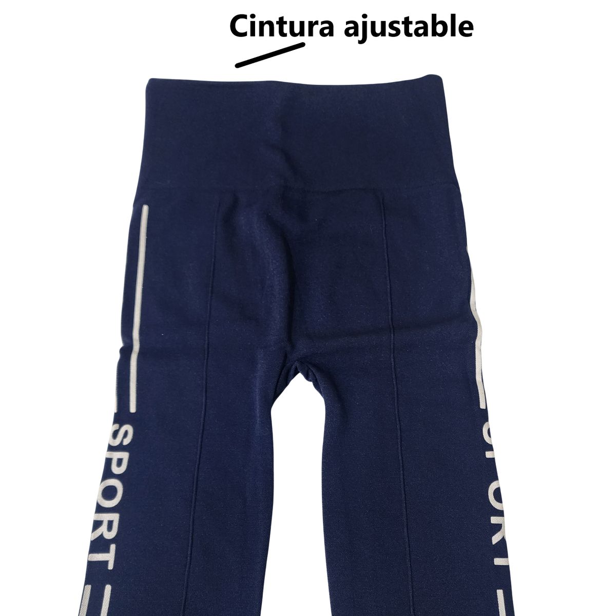 GENERICO - Legging Pantalón Sport estampado lateral - Mujer