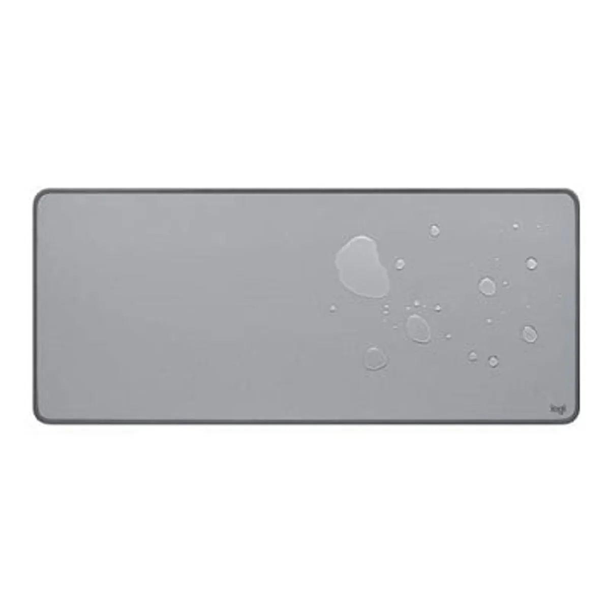 LOGITECH - Mousepad Logitech Deskpad Anti-Salpicaduras 70cm x 30cm plomo