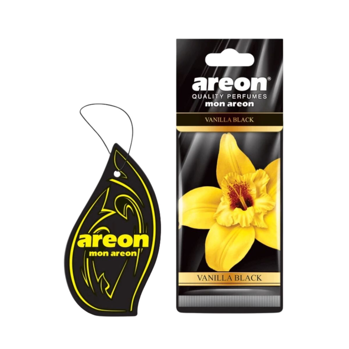 GENERICO - Aromatizante Para Automóvil Mon Areon Aroma Vanilla Black