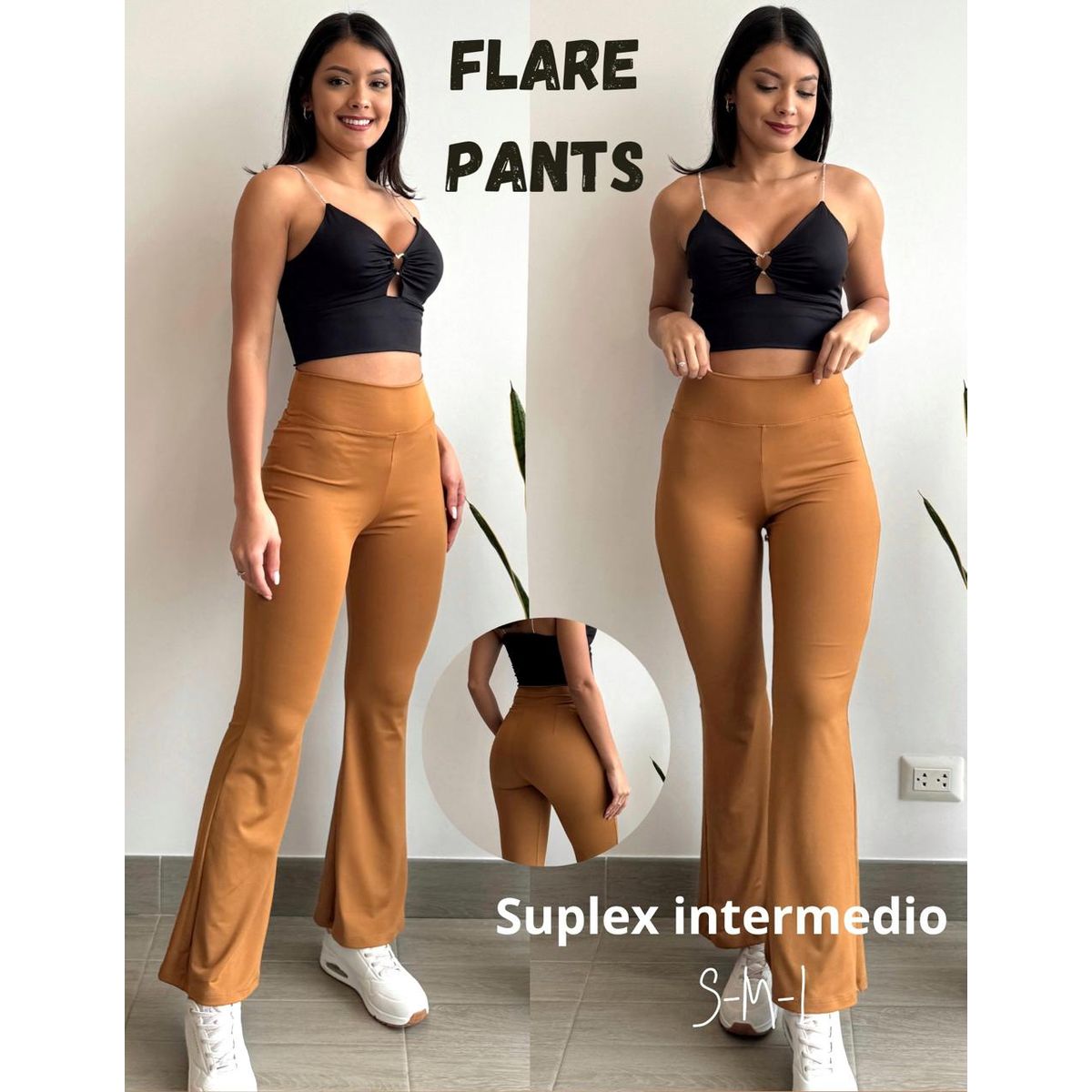 GENERICO - PANTALONES SUPLEX FLARE PANTS DAMA