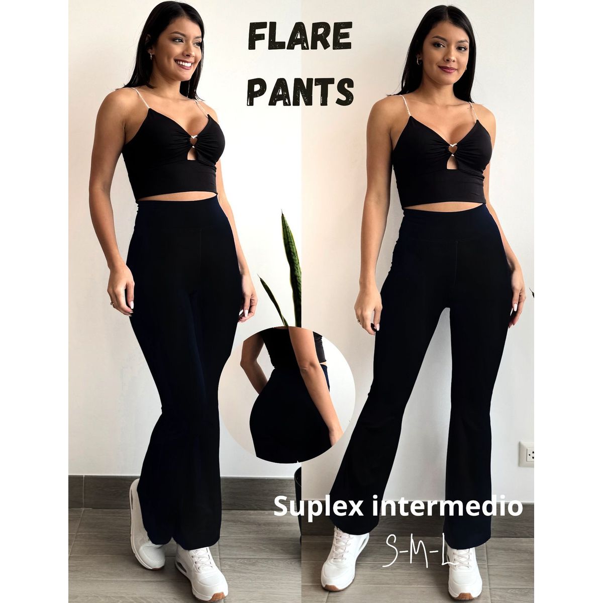 GENERICO - PANTALONES SUPLEX FLARE PANTS DAMA