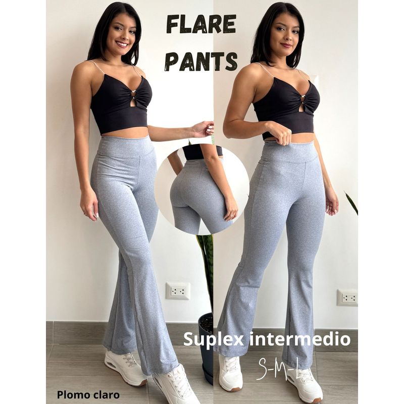 GENERICO - PANTALONES SUPLEX FLARE PANTS DAMA