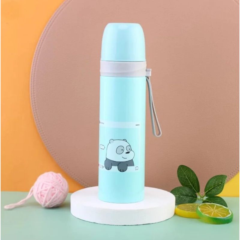 GENERICO - TERMO 500ML OSOS ESCANDALOSOS + LLAVERO