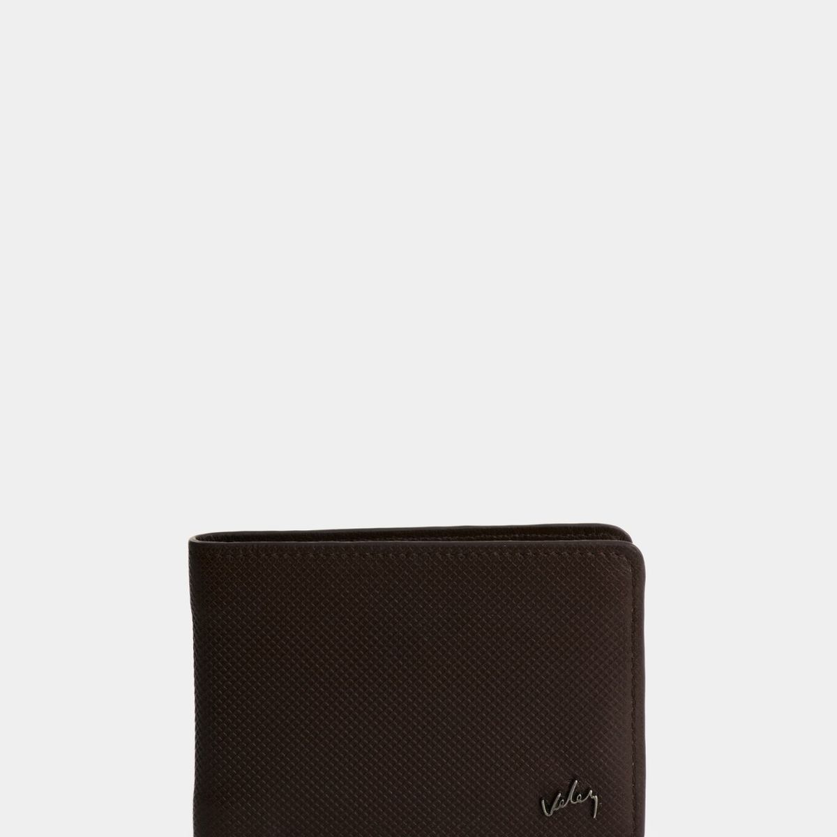 VELEZ - Vélez Billetera Jalisco Cuero Para Hombre Placa Óptica Café
