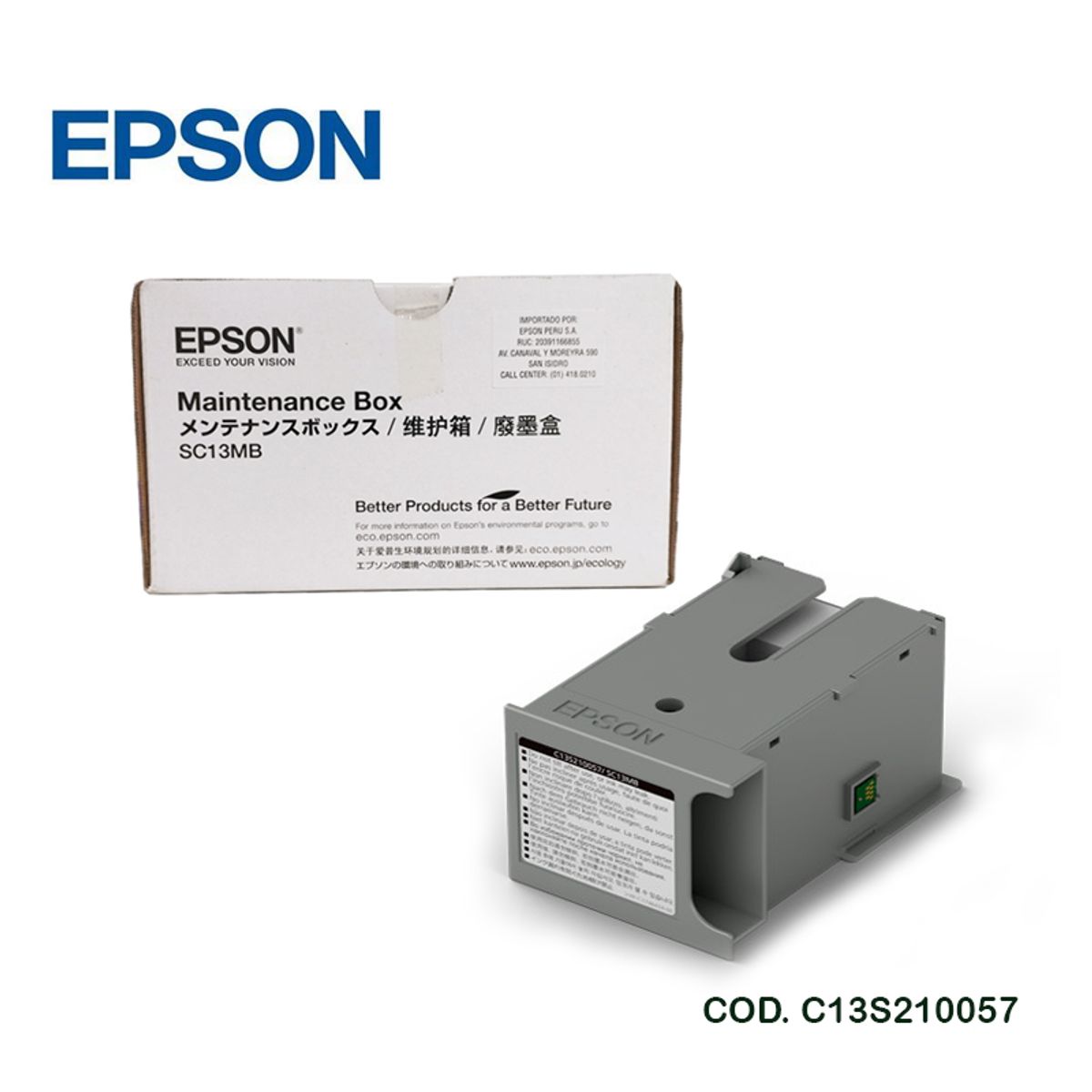 EPSON - CAJA DE MANTENIMIENTO EPSON SC13MB C13S210057 F570 T3170x ORIGINAL